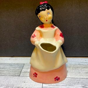 1950's  Brayton Laguana Calif. Pottery "Sally Girl" Planter/Vase